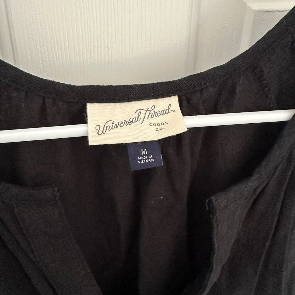 Universal Thread/Target Black Mini Dress With Pockets Size M - Picture 5 of 6